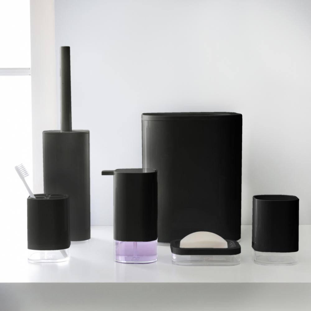 Bath Bliss 6 Piece Bathroom Set in Black