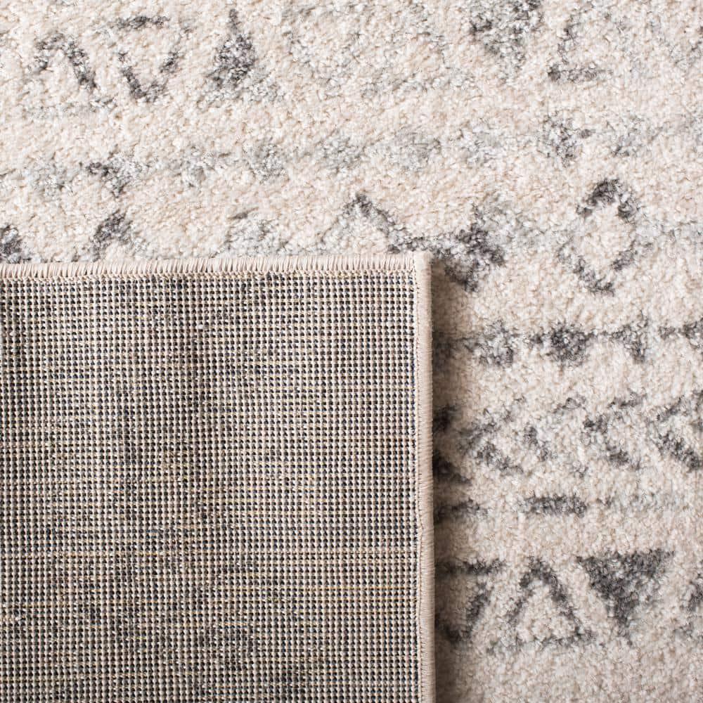Tulum TUL268 Power Loomed Area Rug - Ivory/Grey - 6'x9' - Safavieh.
