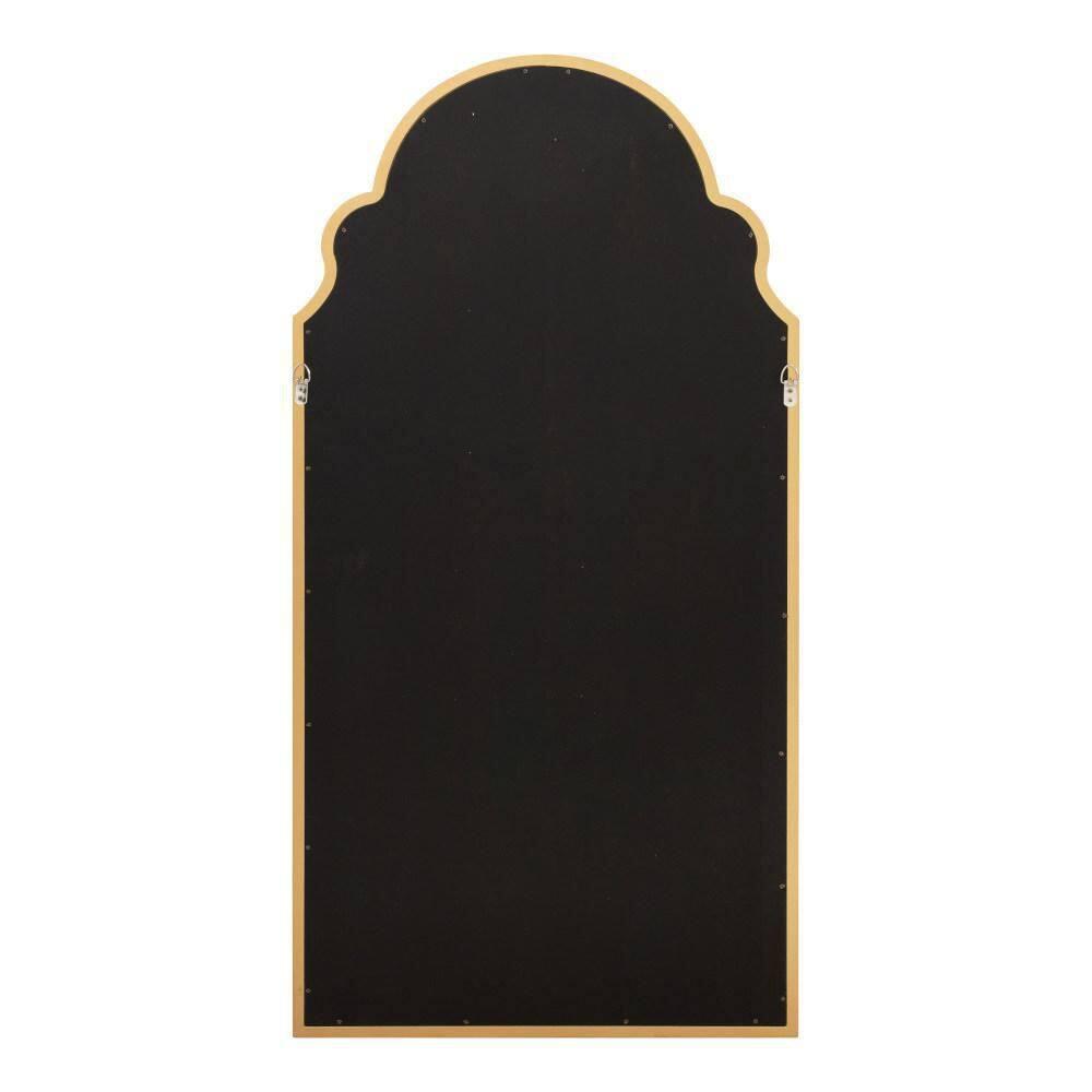 Kate and Laurel Hogan Arch MDF Full Length Mirror, 24x48, Gold