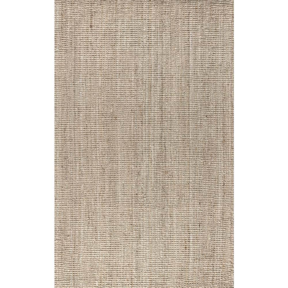 4'x6' Pata Hand Woven Chunky Jute Area Rug, Light Ivory - JONATHAN Y