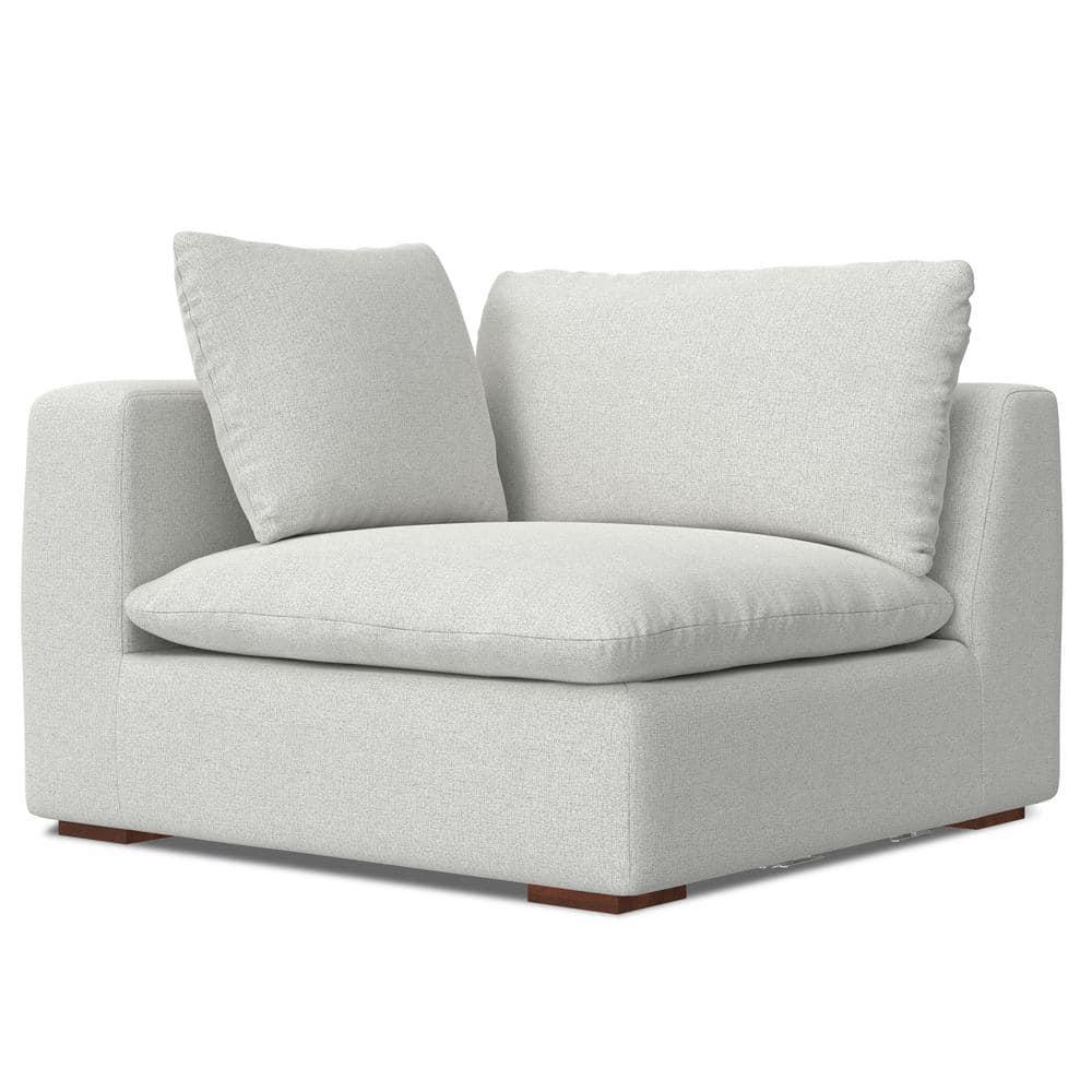 AllModern Maud Modular Sofa and Ottoman Set 125-inch-wide L-Shaped Sofa and Matching 36-inch-wide Table Ottoman for Living Room | Wayfair