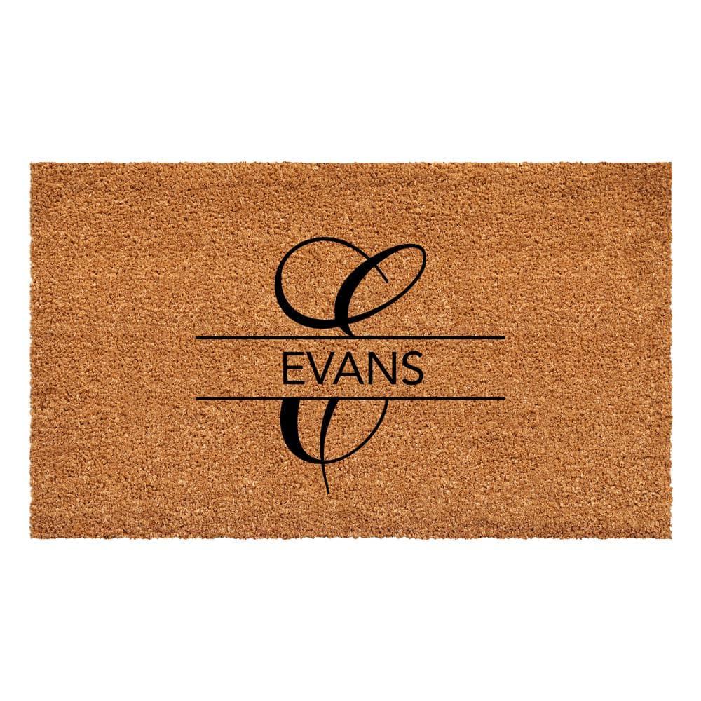Calloway Mills 111161729 Evans Personalized Doormat 17" x 29"