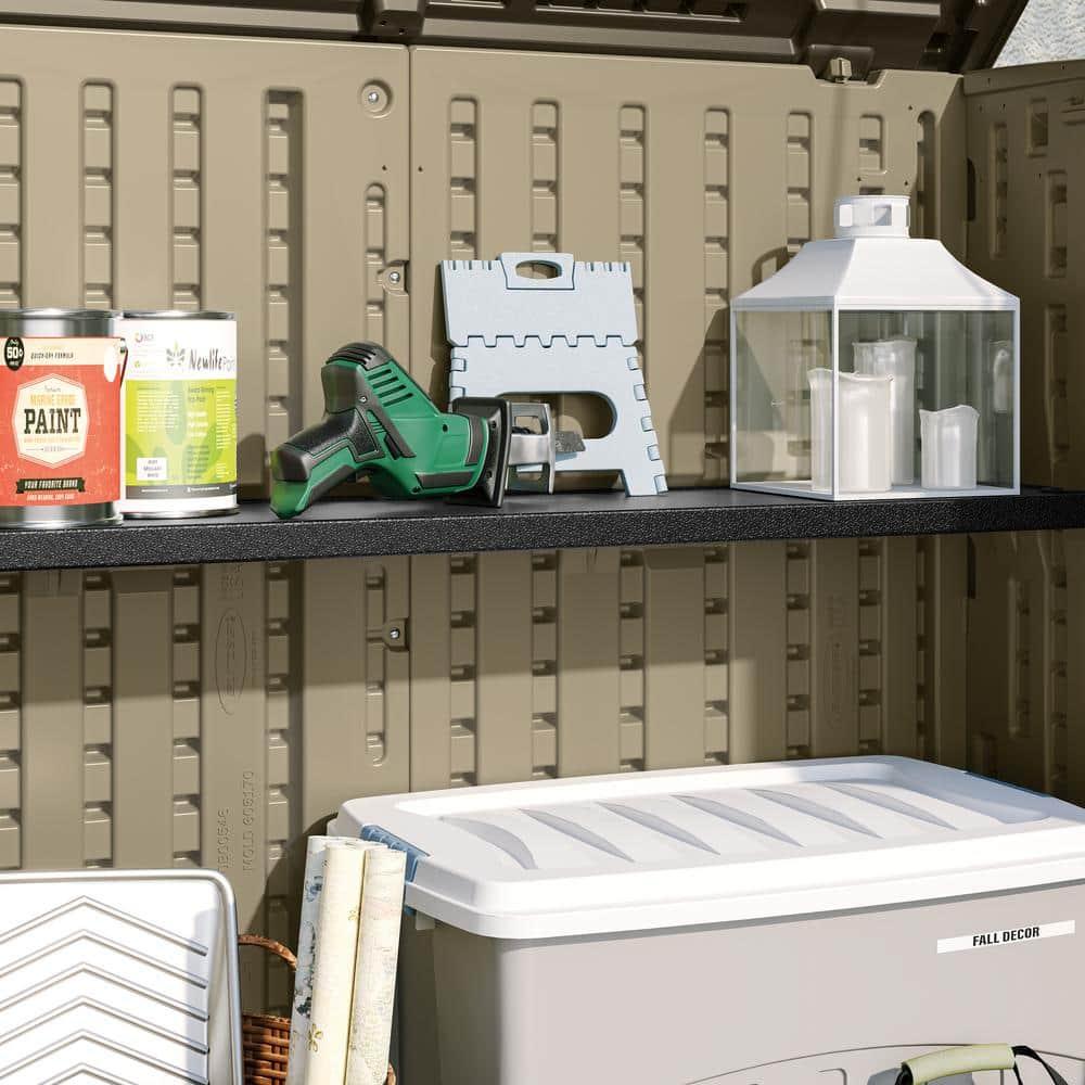 Suncast Suncast Horizontal Shed 50 in. W. x 10.25 in. D Shelf Kit in Black