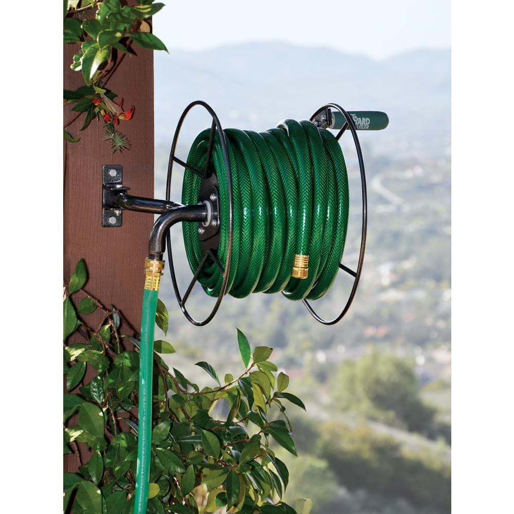 Yard Butler Yard Butler Mighty Reel Steel Wall Mounted Swivel Hose Reel - 75'