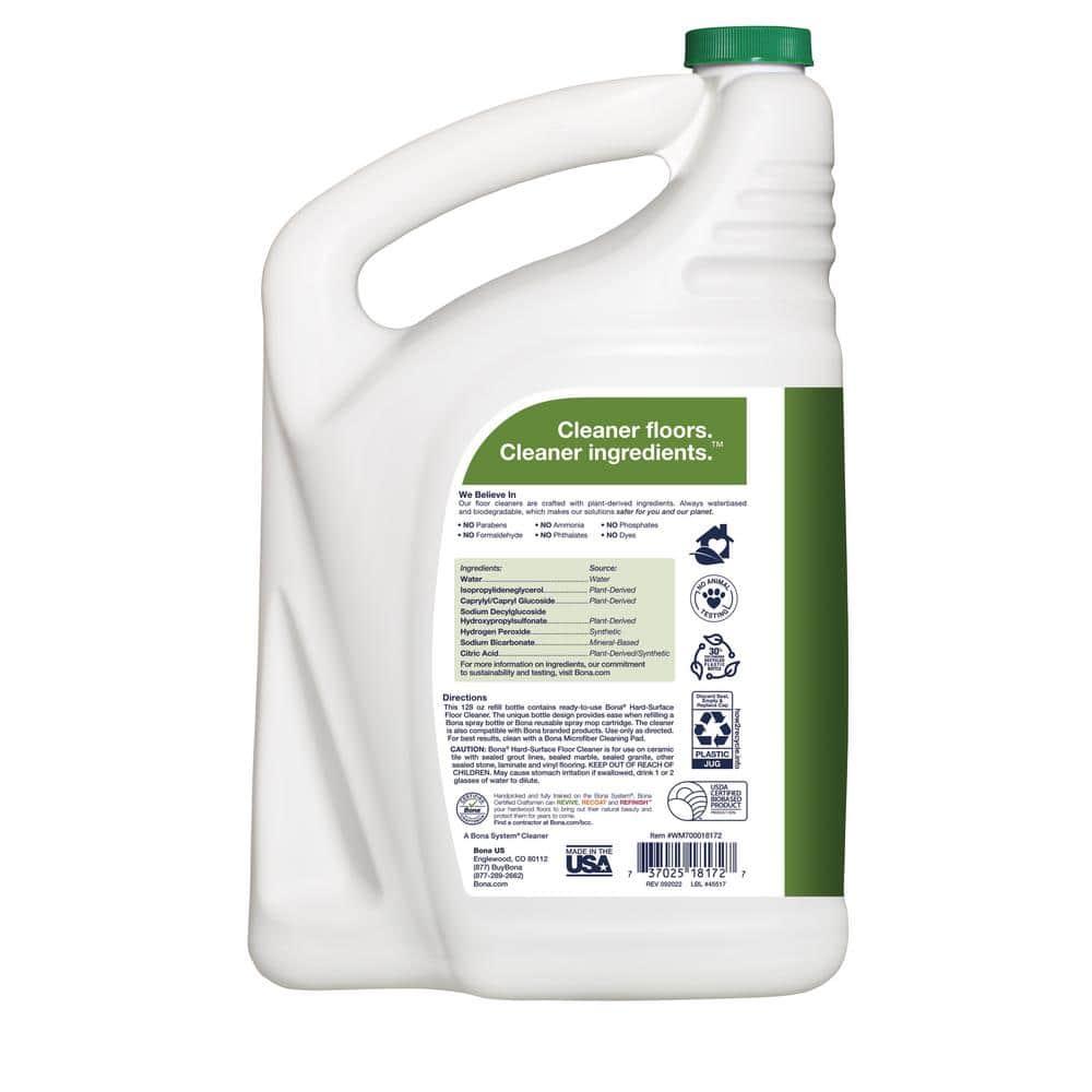 Bona Cleaning Products Multi-Surface Cleaner Spray + Mop All Purpose Floor Cleaner - Unscented - 128 fl oz