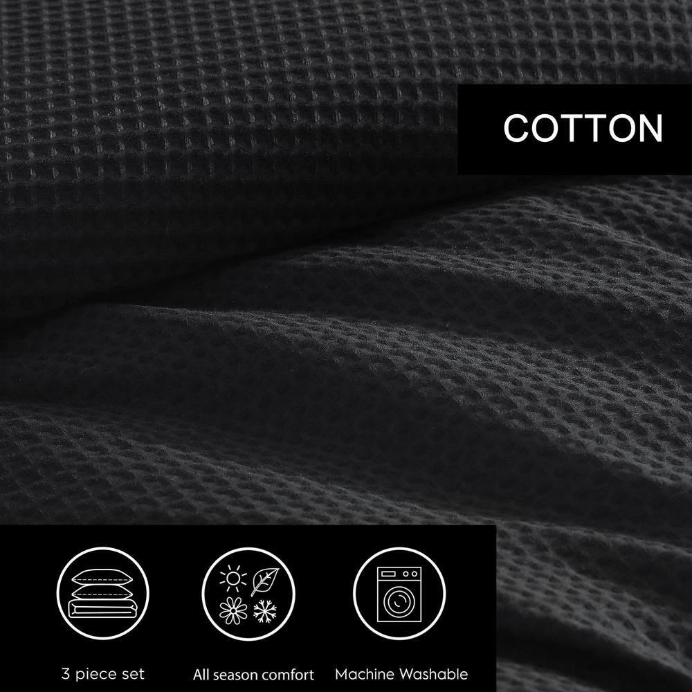 Vera Wang Vera Wang Waffle Pique Solid Cotton Comforter Set