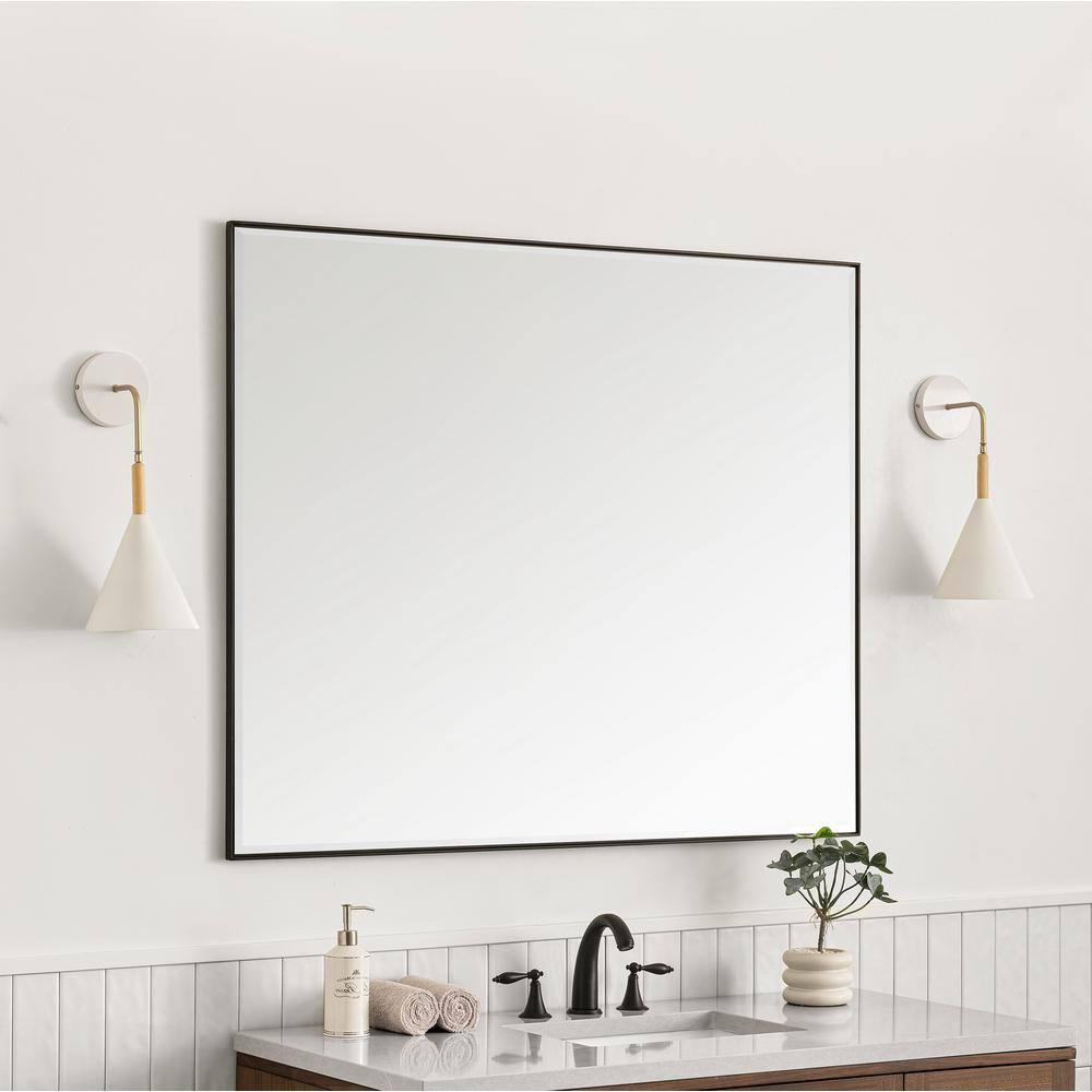 Rohe Rectangle Beveled Bathroom Mirror