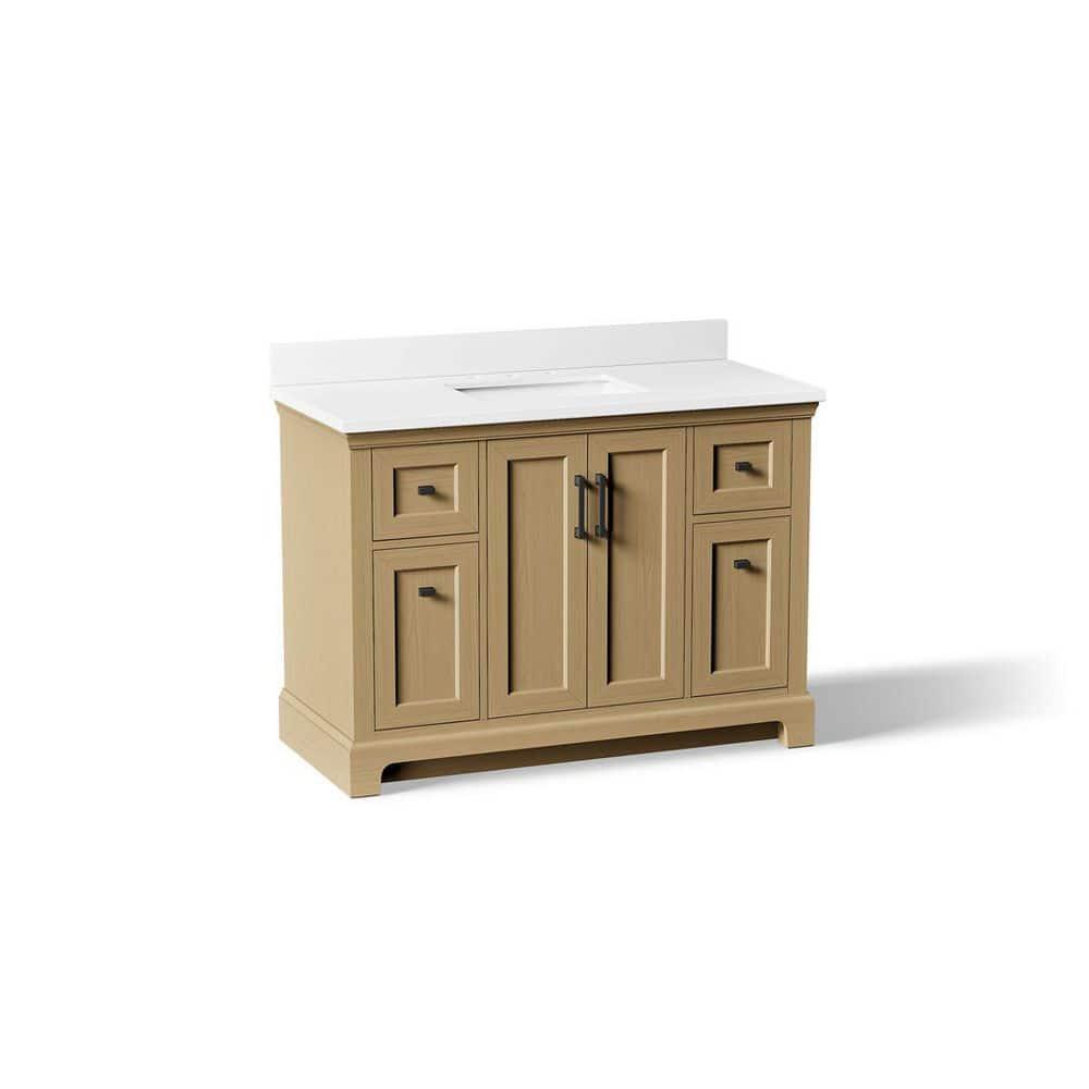 Charlemont 48 In. Bathroom Vanity Cabinet With Sink And Quartz Top