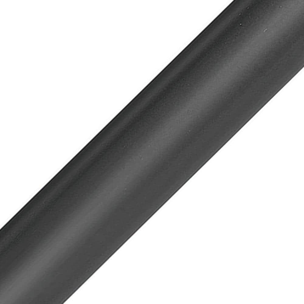 Matte Black 36-Inch Steel Ceiling Fan Downrod