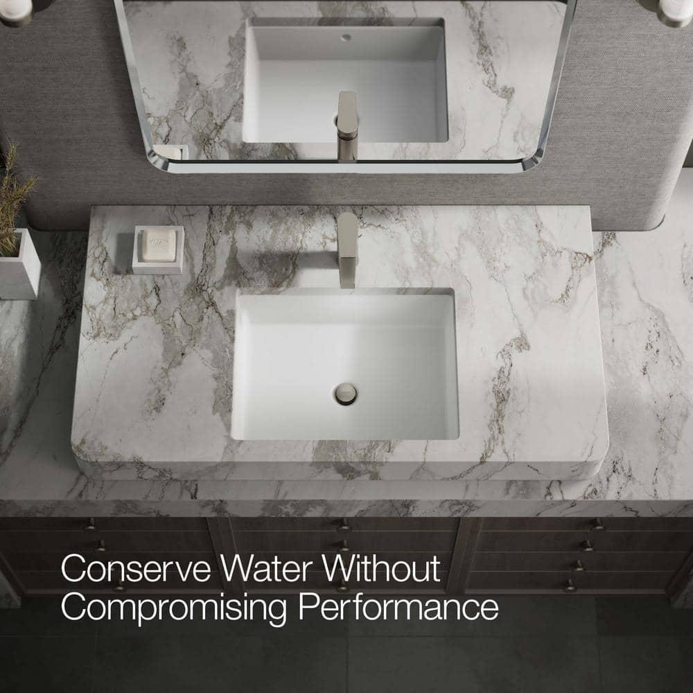 Kohler Taut Single-Handle Bathroom Faucet with Pop-Up Drain Assembly, One Hole Bathroom Sink Faucet, 1.2 gpm