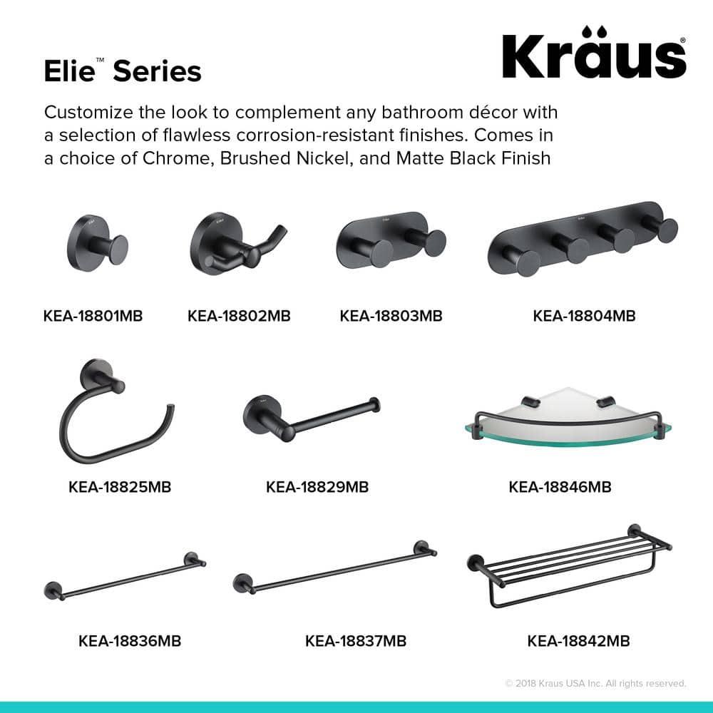 Kraus Elie Triangle Metal Corner Shelf
