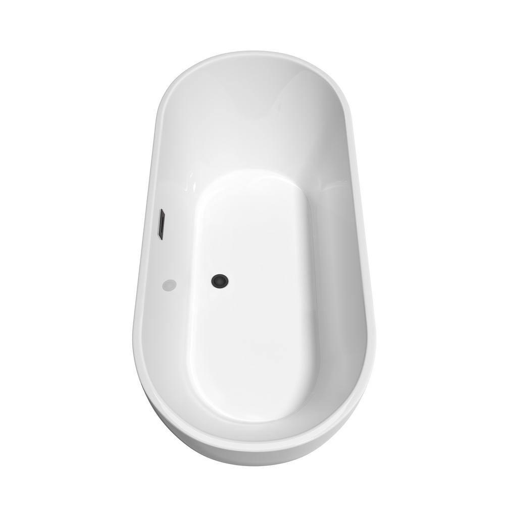 Brooklyn 67'' x 30'' Freestanding Soaking Acrylic Bathtub