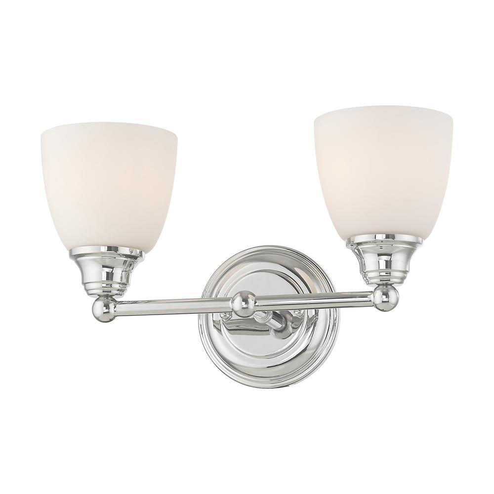 Livex Lighting Somerville 2 - Light Vanity in  Polished Chrome