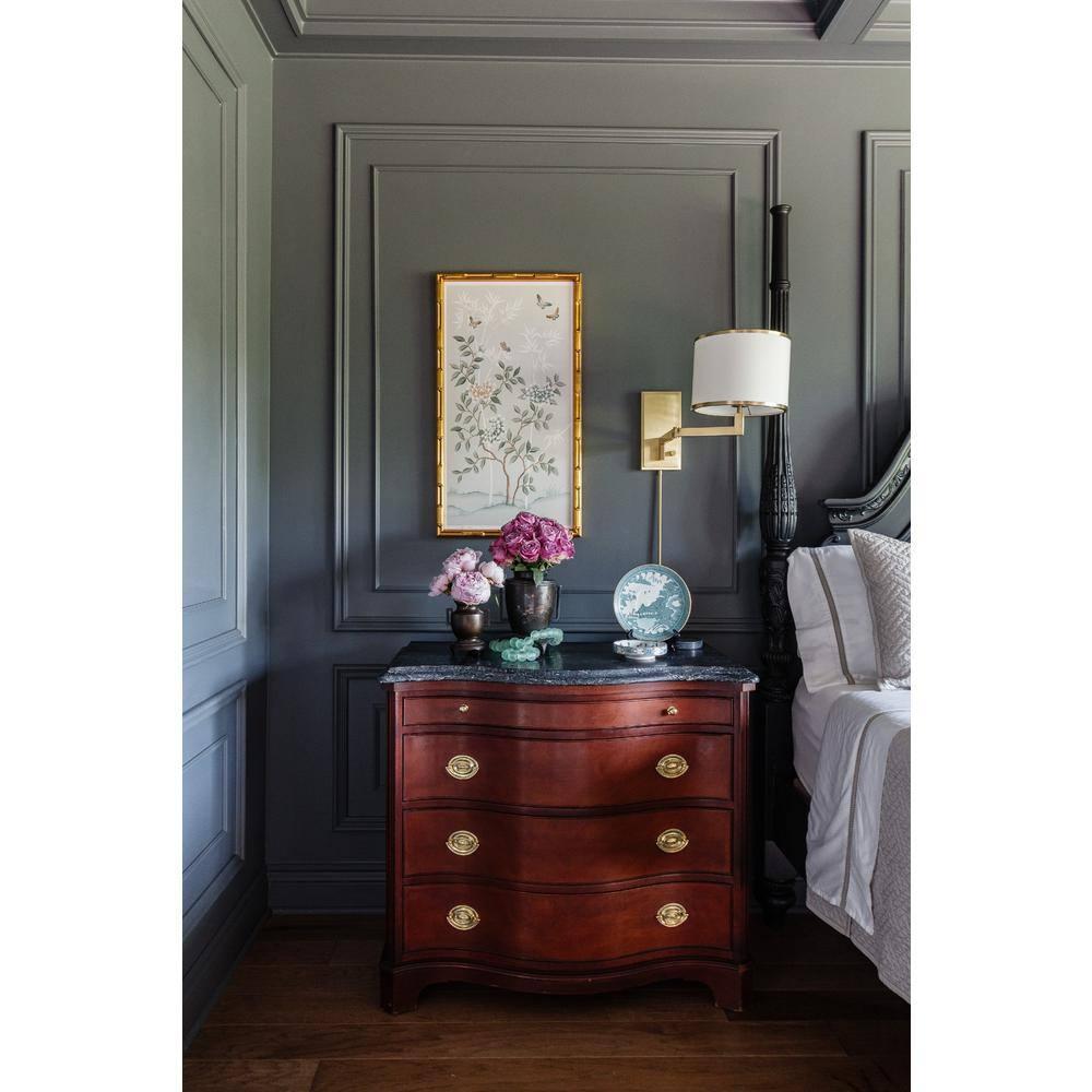 Crystorama Lighting Madison 1 - Light Swing Arm Lamp in  Aged Brass
