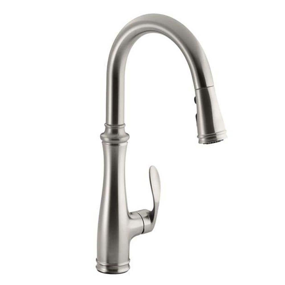 Bellera™ Pull Down Single Handle Kitchen Faucet with Handle and Supply Lines