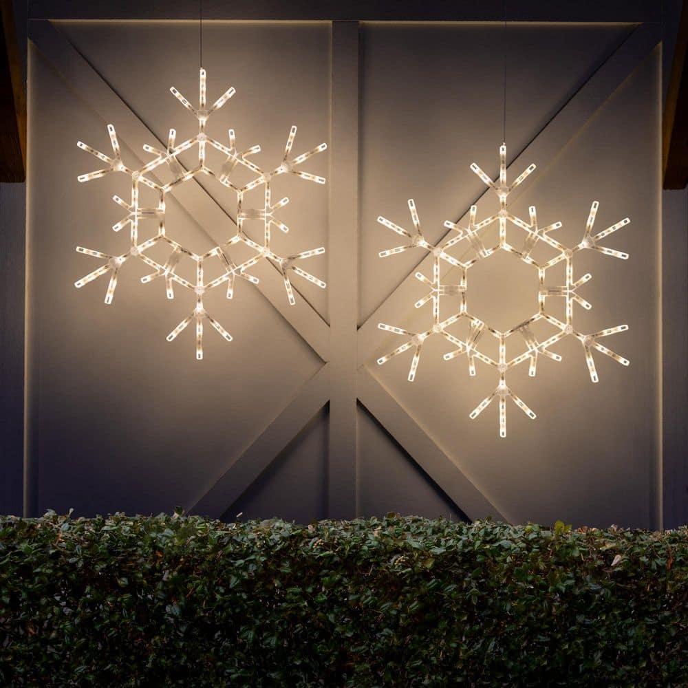 The Holiday Aisle® LED Folding Snowflake