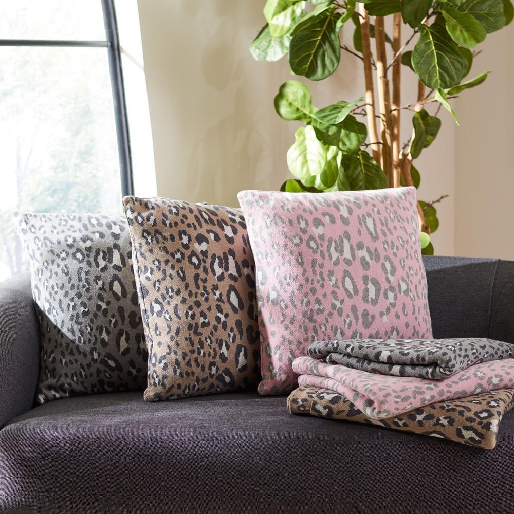 Safavieh Animal Print Cotton Reversible Throw Pillow
