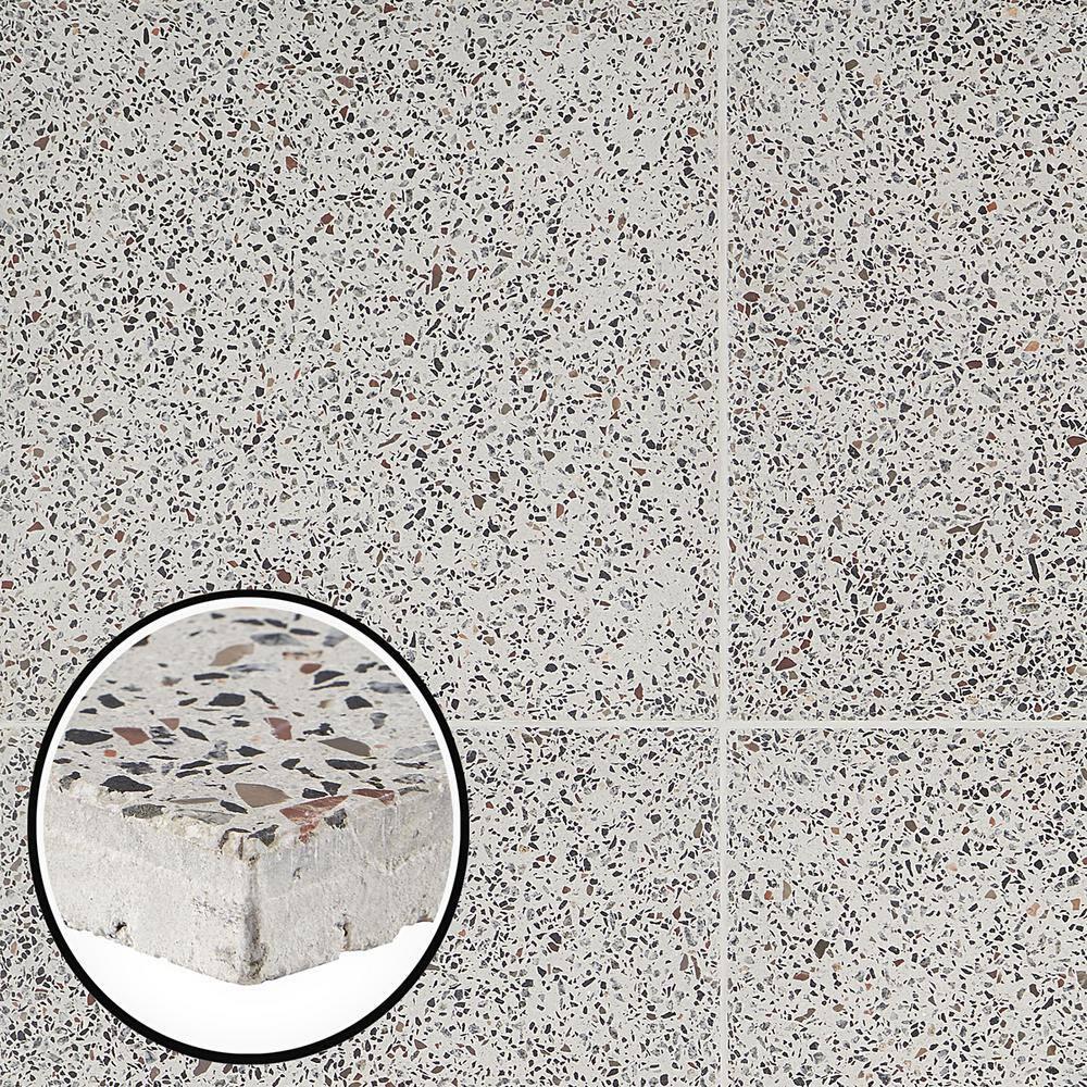 Durham 16.14 in. x 16.14 in. Polished Terrazzo Floor and Wall Tile (3.61 Sq. Ft. / Case)