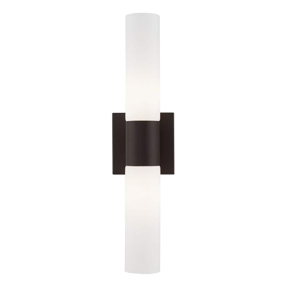 Livex Lighting Aero Bronze ADA 2-Light Vanity Sconce