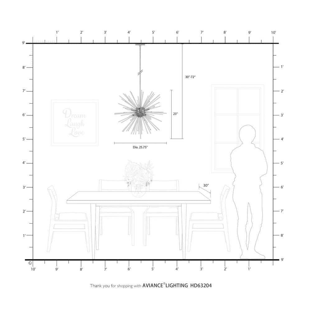 Livex Lighting Utopia 8 - Light Chandelier in  Polished Chrome
