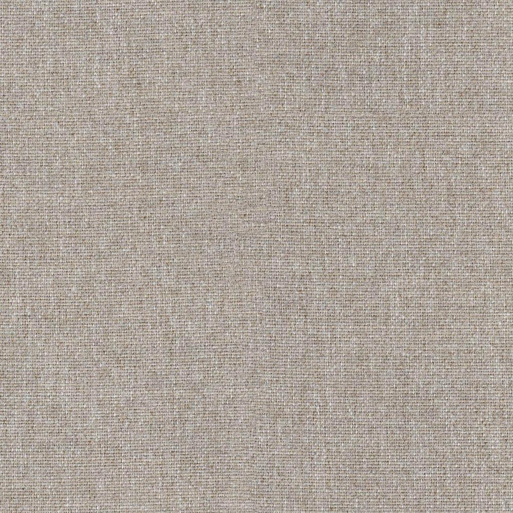 Heathered Solid Taupe Outdoor Highback Dining Chair Cushion