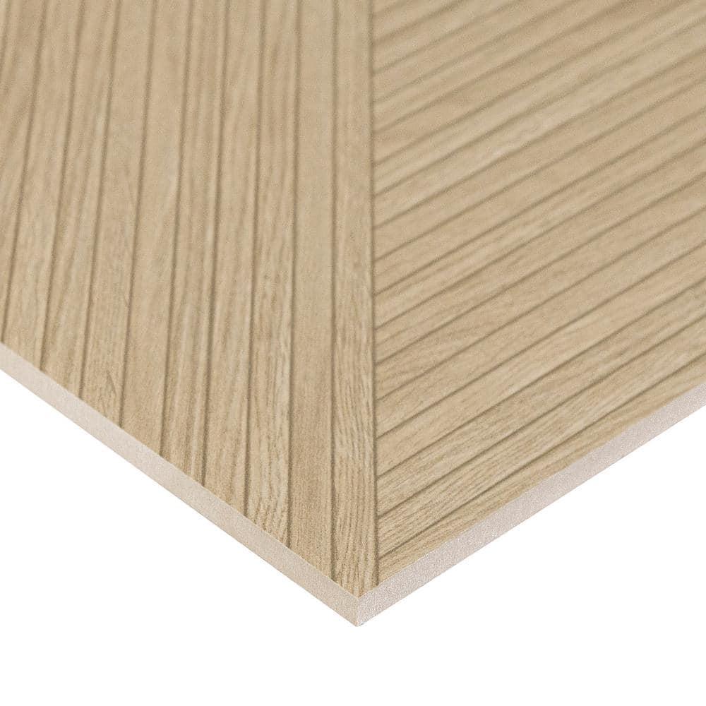 23.62 in. x 47.24 in. Matte Porcelain Wood Look Wall Tile (15.49 Sq. Ft./ case)