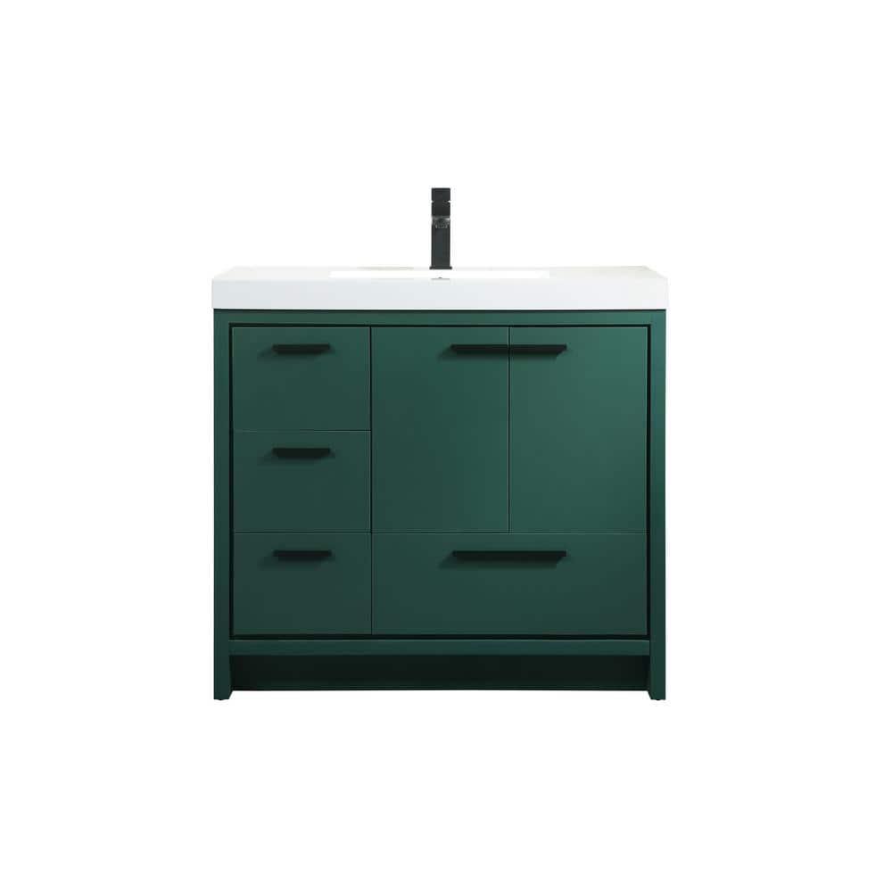 Mercury Row® Southmead 36'' Single Bathroom Vanity with Resin Top