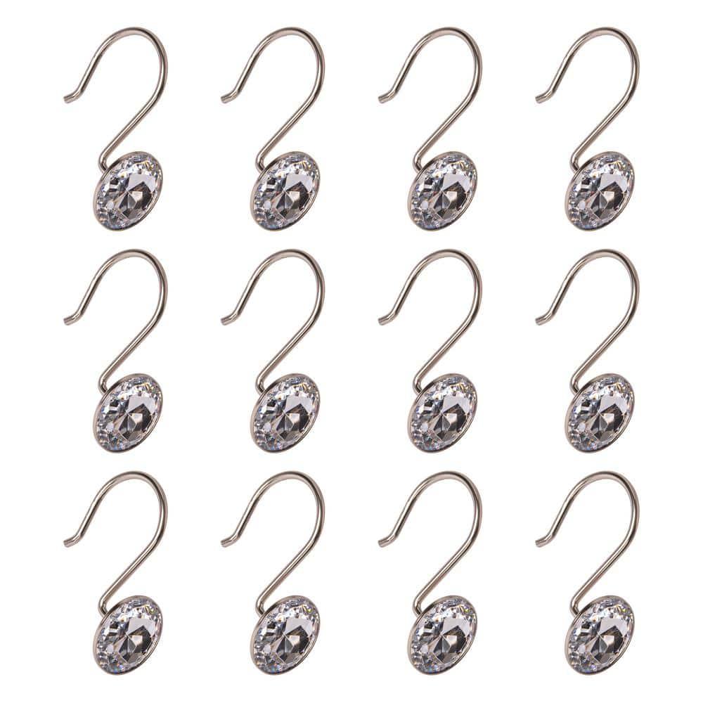 Utopia Alley Steel Shower Curtain Hook (Set of 12)