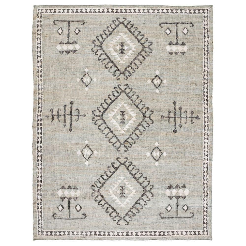 SAFAVIEH Kilim Lisette Tribal Area Rug, Blue/Black, 9' x 12'