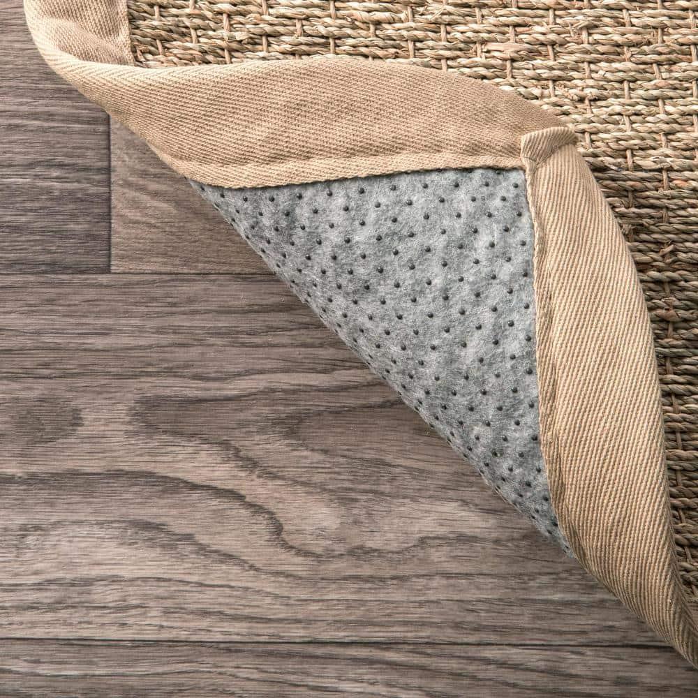 Nuloom Elijah Farmhouse Seagrass Indoor Area Rug, Round 4', Beige