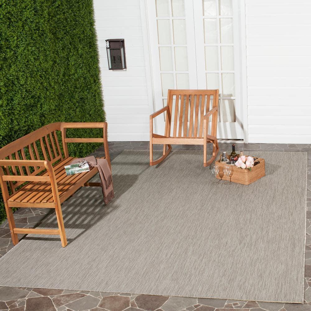 Courtyard CY8520 Power Loomed Indoor and Outdoor Area Rug - Beige/Beige - 8'x11' - Safavieh
