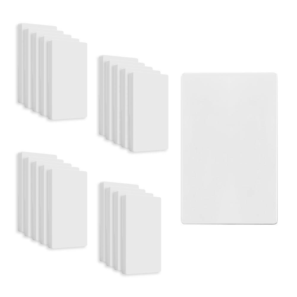 Enerlites No Subject 1 - Gang Blank Standard Wall Plate