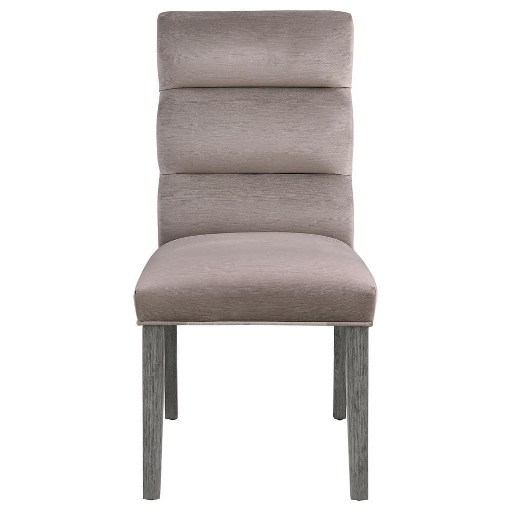 Coaster Home Furnishings Carla Upholstered Dining Side Chair Ash (Set of 2)
