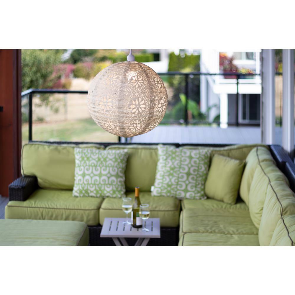 18'' Plug-in Outdoor Hanging Light