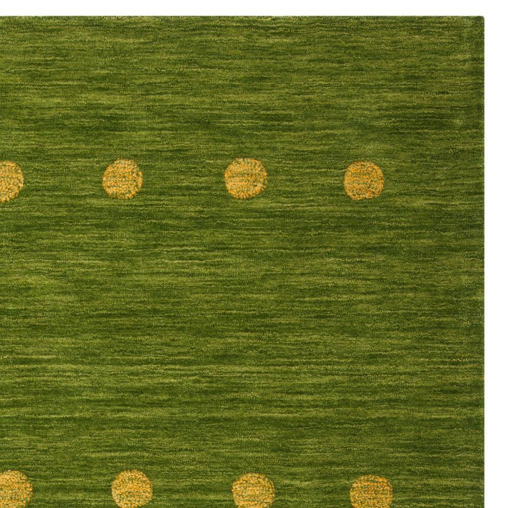 Himalaya HIM590 Hand Loomed Area Rug - Green - 6'x6' - Safavieh.
