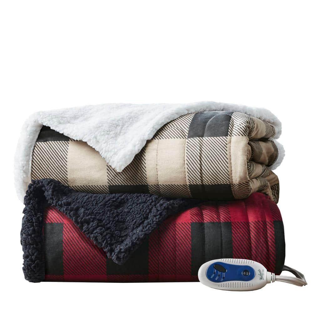 Woolrich Woolrich Linden Oversized Mink to Berber Heated Throw