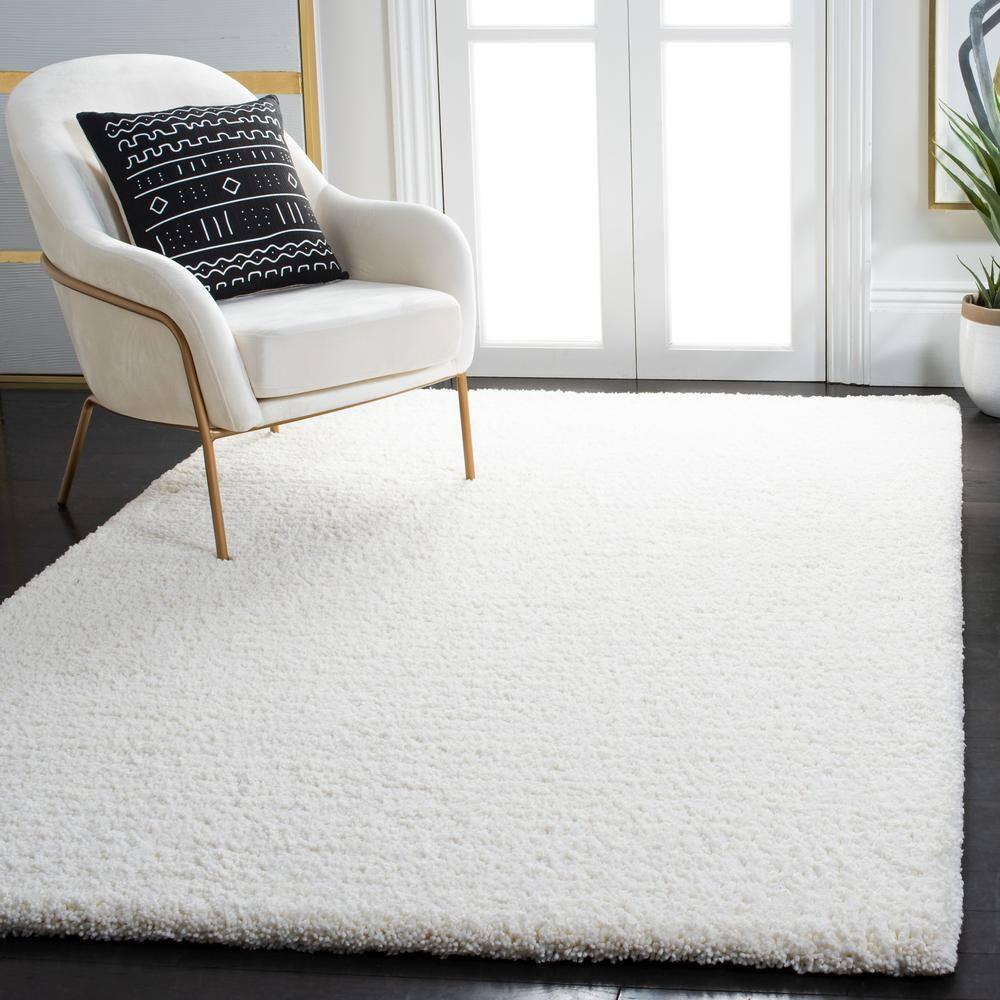 Ultimate Shag SGU211 Hand Tufted Indoor Area Rug - Ivory - 5'x8' - Safavieh.