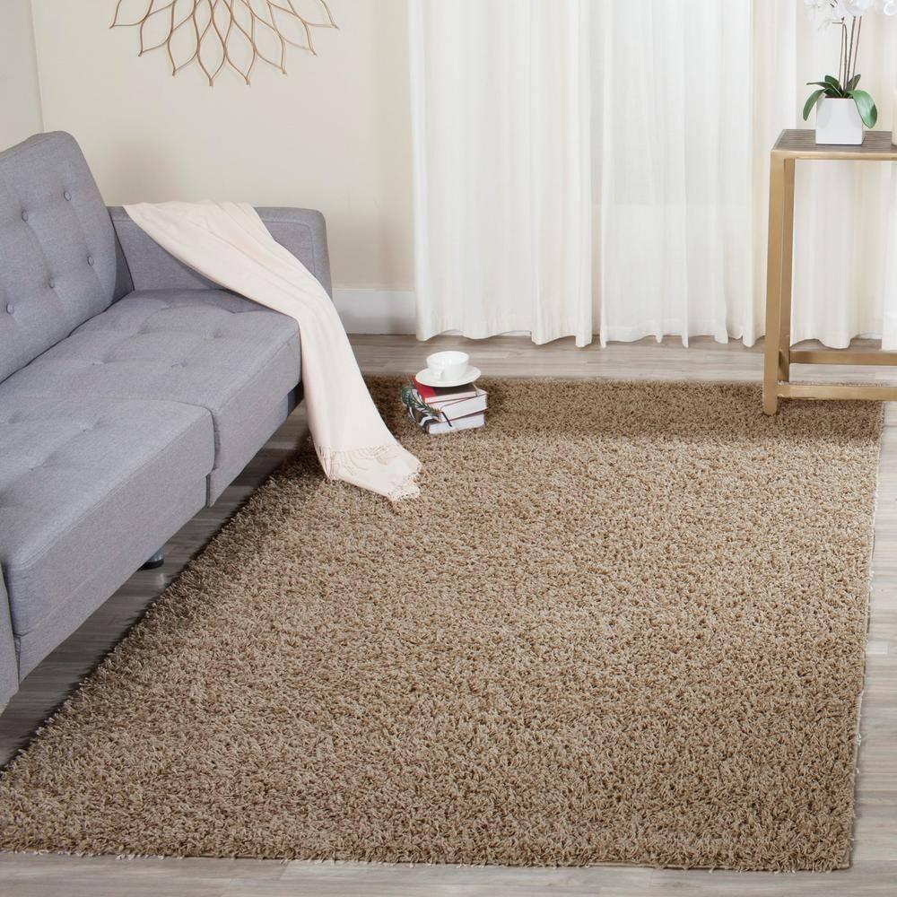 Gracie Oaks Atwell Sga-Athens Shag Performance Solid Color Rug