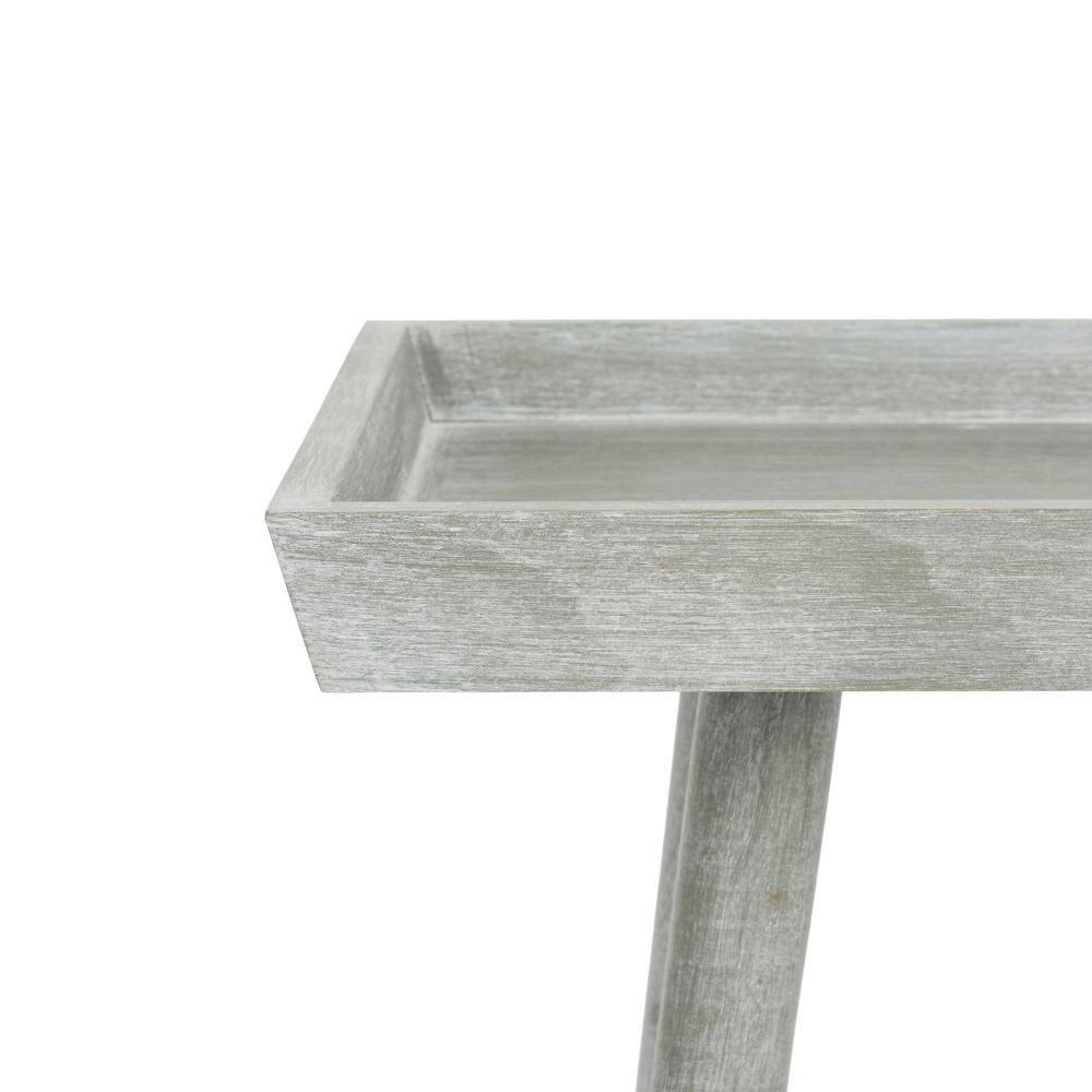 Nonie Tray Accent Table - SlateGrey - Safavieh.