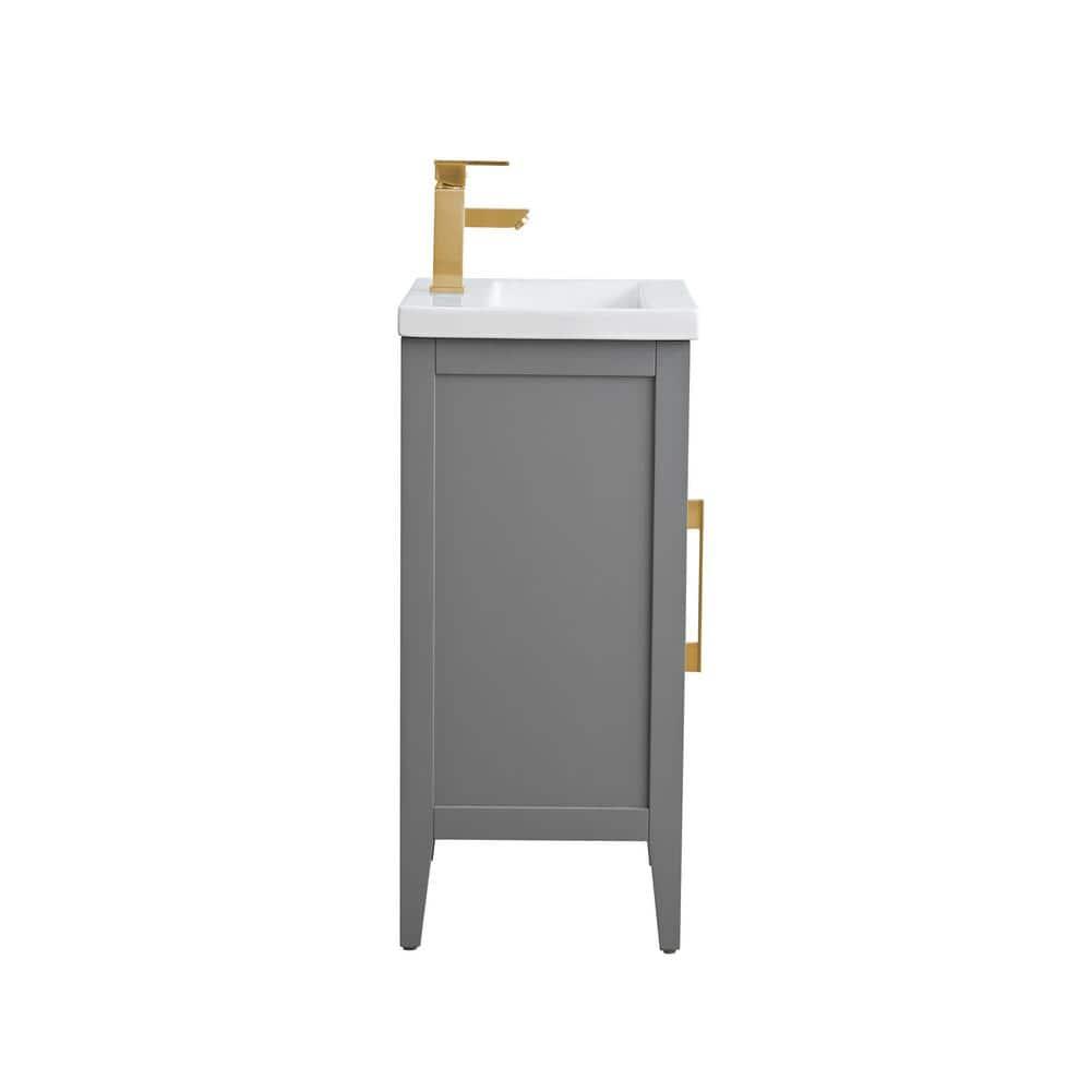 20'' Single Bathroom Vanity with Ceramic Top