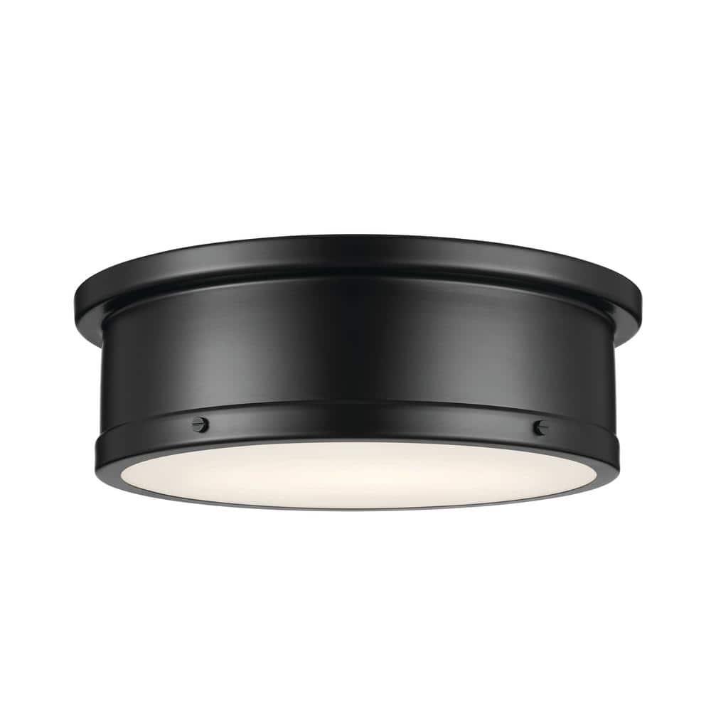 Kichler Lighting Serca 3 - Light Flush Mount in  Black
