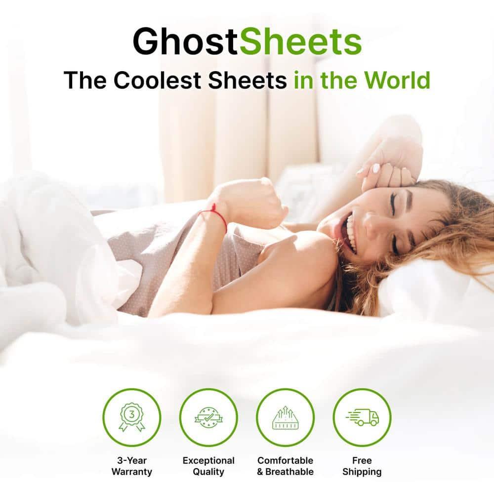 GhostBed Luxury Cooling Supima Cotton and Tencel Sheet Set
