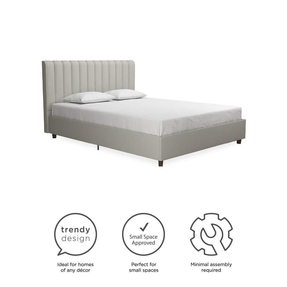 Brittany Tufted Upholstered Platform Bed