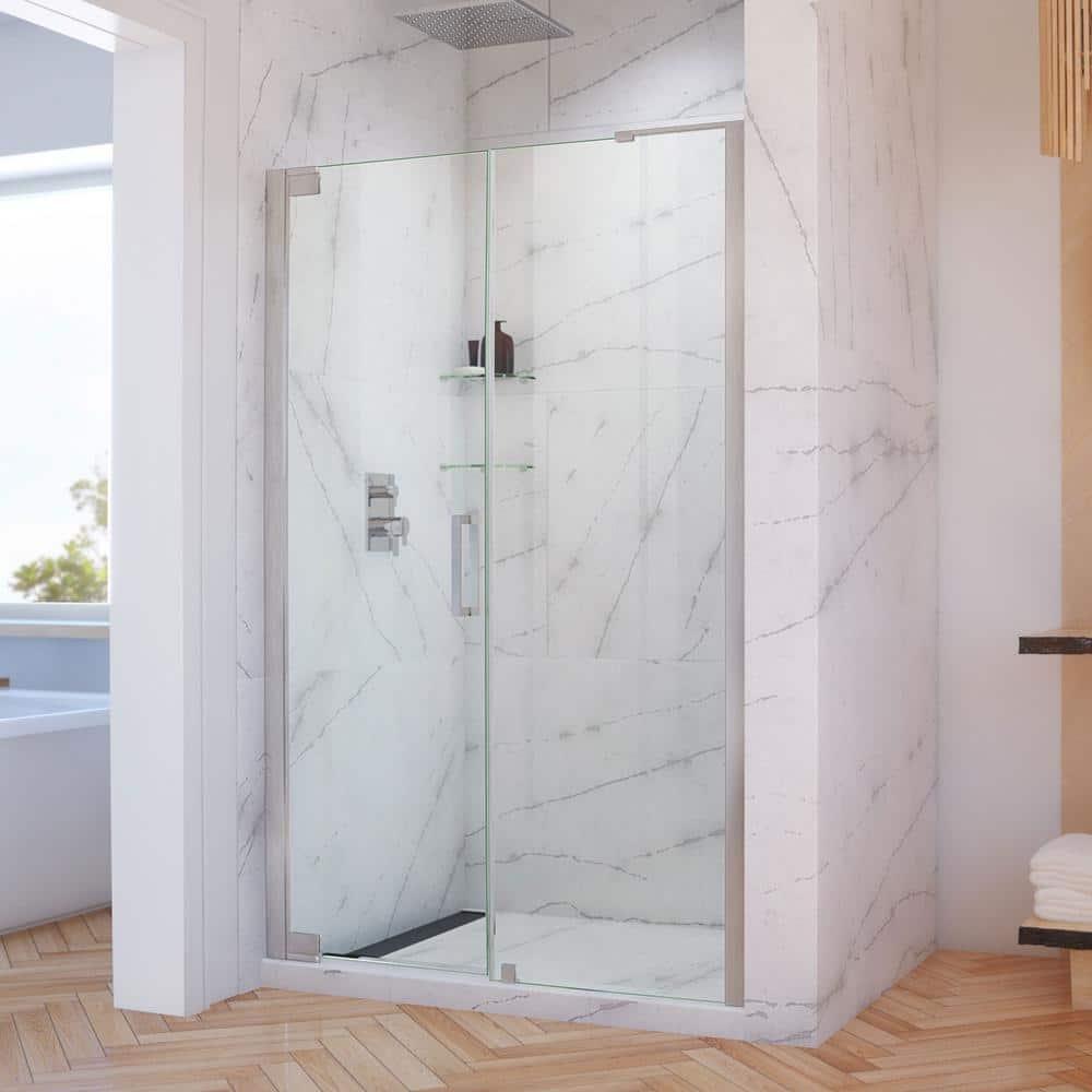 Elegance-LS 57.75" W x 72" H Pivot Frameless Shower Door with ClearMax™ Technology