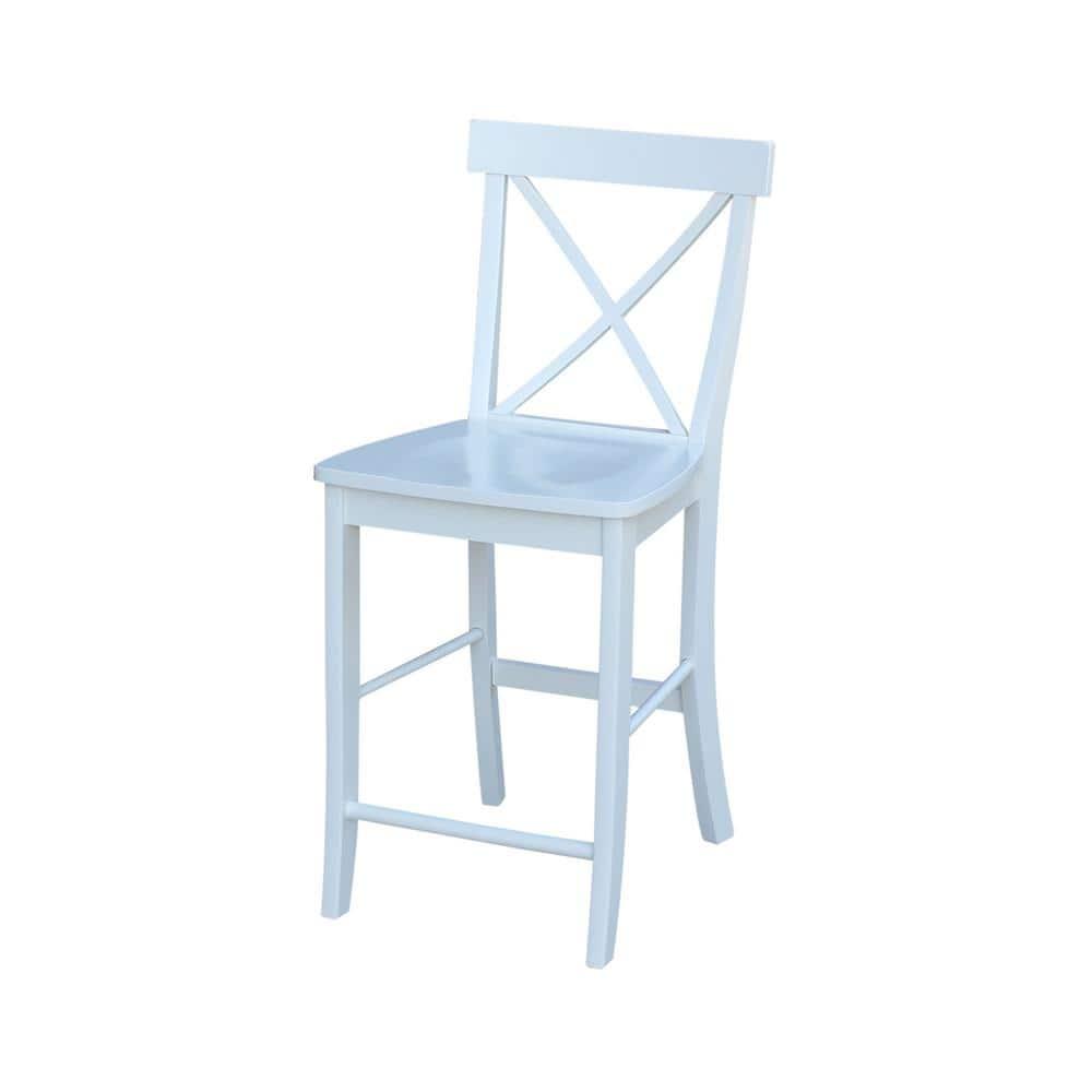 International Concepts X-Back Counter Height Stool - 24" Seat Height