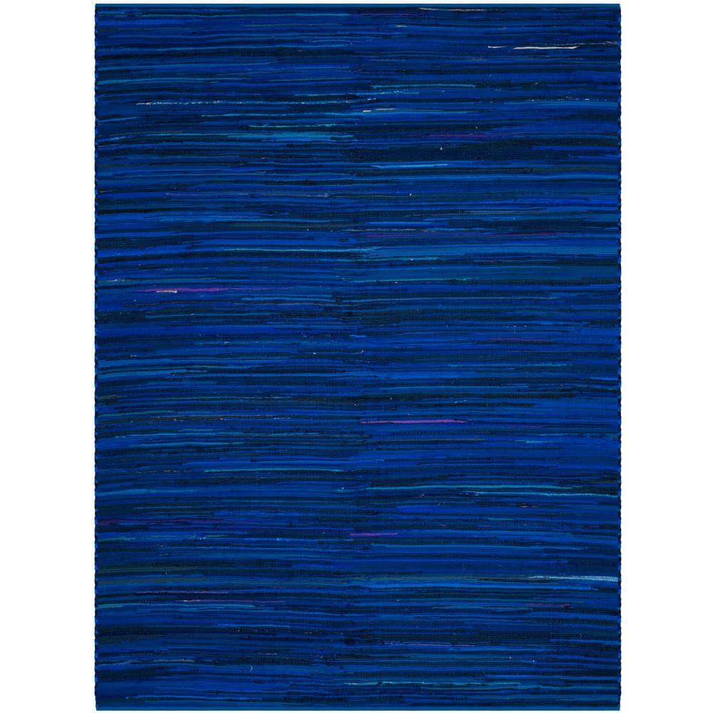 Rag Blue/Multi 10 ft. x 14 ft. Striped Area Rug