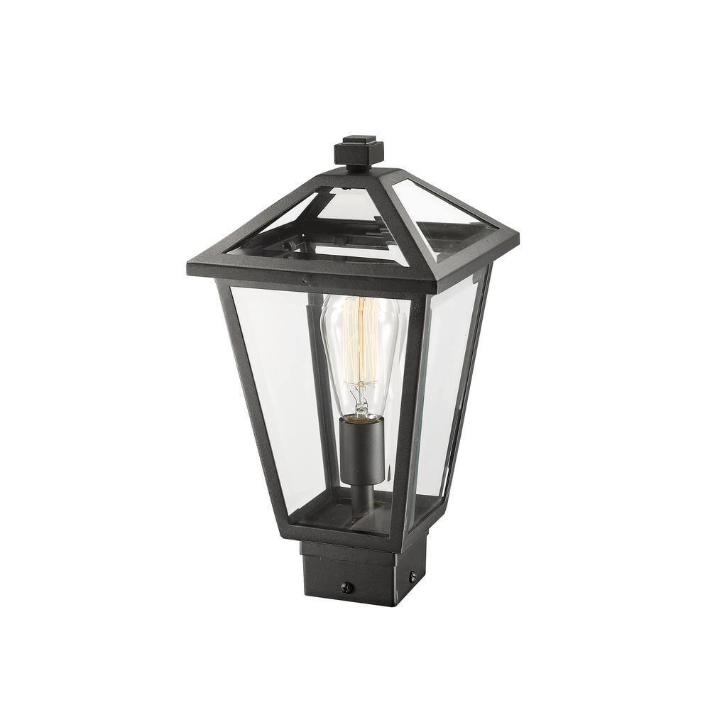 Z-Lite Talbot 1 - Light Post Light in  Black