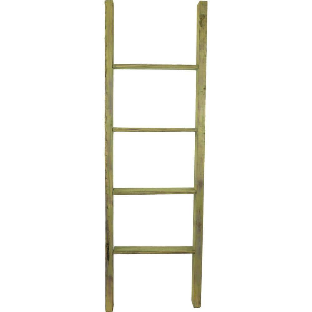 Ekena Millwork Vintage Farmhouse Rung Decorative Ladder