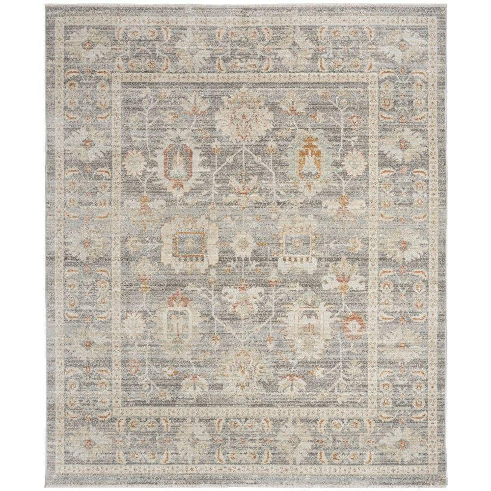 Nourison Traditional Home Vintage Indoor Area Rug Grey 7'10" x 10'1"