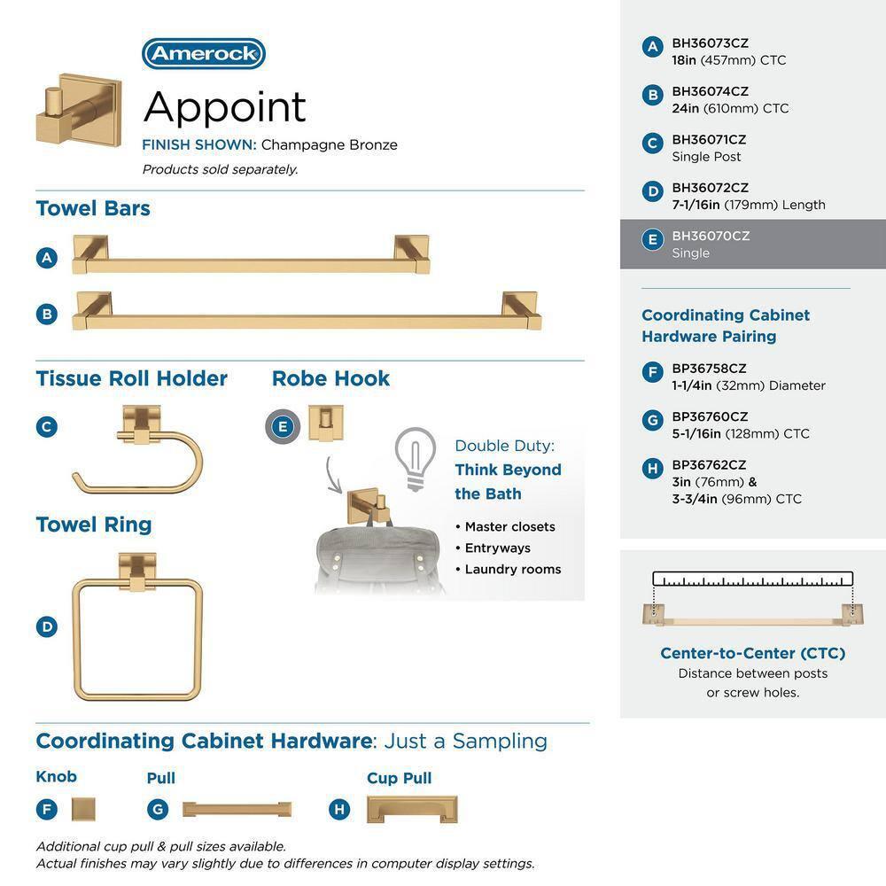 Appoint Wall Mounted Robe Hook